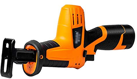IUBGFTO Mini Motosierra inalámbrica, Tijeras de podar de Sierra eléctrica, Sierras de Mano portátiles, utilizadas para Cortar Ramas, Madera y Metal