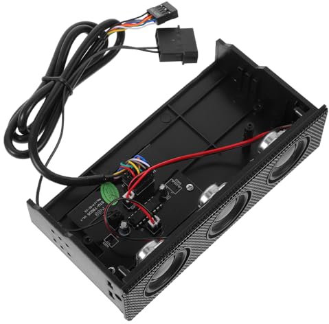 DOITOOL Front Panel Speaker Stereo Surround Sound Speaker for Computer Case Black for Gaming and Music