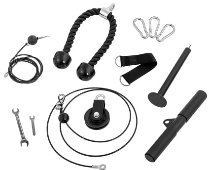 Creacloud Poleas Gimnasio para Casa - Polea Gimnasio Fitness DIY para Entrenamiento de Tríceps