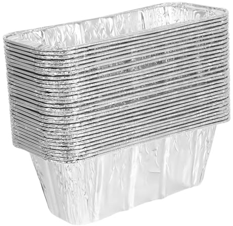 Milisten 30pièces Lèchefrites Aluminium Revêtements pour Plaque De Cuisson Lot pour Extérieur Conception Collecte De Graisse