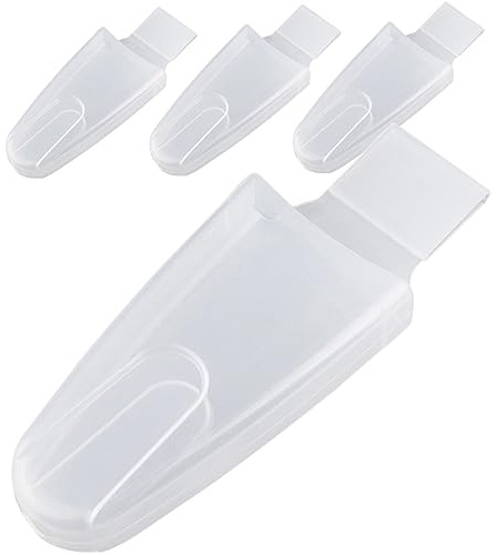 CAXUSD 4Pcs Reusable Abs Protective Scissor Waist Boxes for Garden Tools Transparent Cases Preventing Injury Convenient Organizer for Pruners and Shears