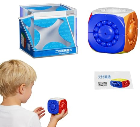 3D Würfelpuzzle,Rollender Ball Fesselndes Spiel,Würfelpuzzle | Für Erwachsene Jugendliche Kinder von drei bis zwölf Jahren Verbessert das räumliche Verständnis Geburtstag
