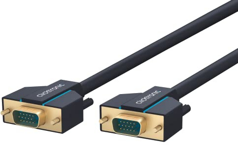 Clicktronic Casual - Cable VGA (3 metros), negro