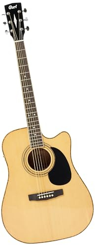 CORT AD880 NATURAL GLOSS + TASCHE Elektroakustische Gitarren Folk Elektro-Akustik