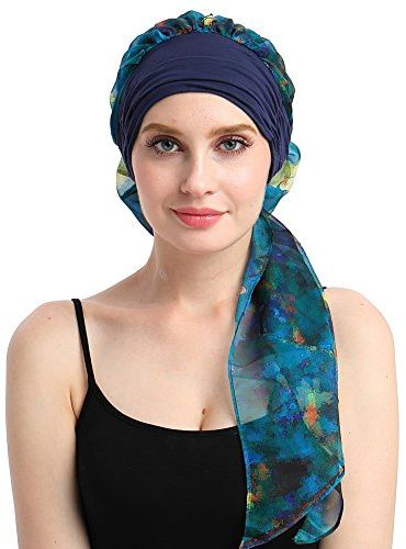FocusCare atmungsaktive krebs turban für chemo - patienten - krawatte headcovers alopezie frauen