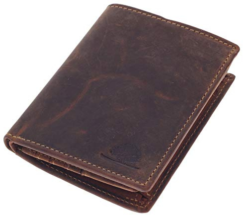 Greenburry Vintage Geldbeutel Geldbörse Leder Portemonnaie Portmonee