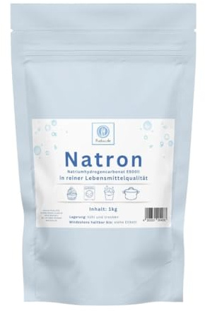 Fuduu.de - Natron Pulver E500 ii Natriumhydrogencarbonat, 1kg Beutel