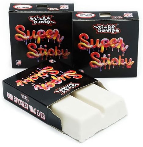 Sticky Bumps Super Sticky Surf Wax, 3 Pack Warm/Trop