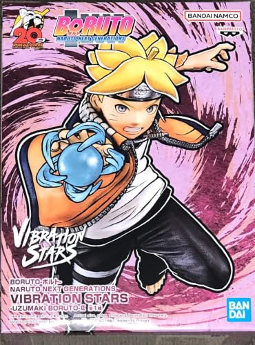 Banpresto Figur Statue Boruto Naruto Next Generations - Vibration Stars - Uzumaki Boruto II - Höhe 13cm - BP19439 - Mehrfarbig