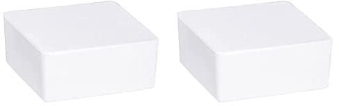 WENKO Nachfüller Raumentfeuchter Cube, Nachfüllpack für Luftentfeuchter, reduziert Schimmel & Gerüche, 1 kg Granulatblock, 12 x 5 x 12 cm, Weiß & Nachfüller Raumentfeuchter Cube, 10 x 5 x 10 cm, Weiß