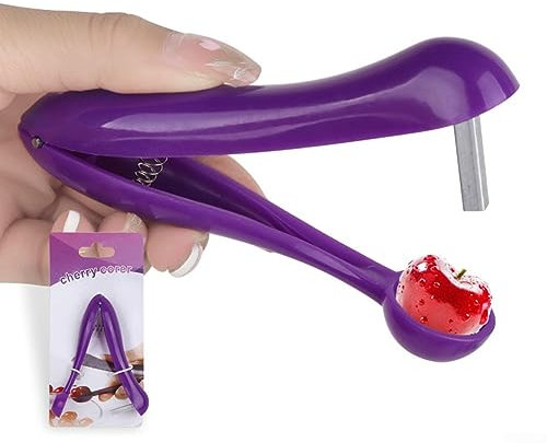 Kirschentkerner Entferner Werkzeug für Küche, Mini Kirsche Obst Oliven Kern Entkerner Stein Entferner
