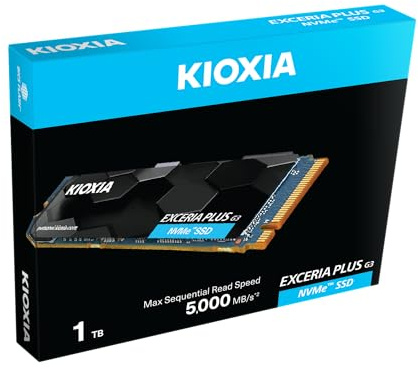 KIOXIA Exceria Plus G3 1TB Disco SSD 5000MB/S NVMe PCIe 4.0 M.2 Gen4