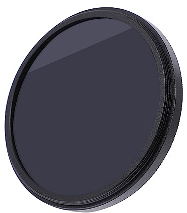 62mm Nd Filter aus Aluminium, Schwarz für Langzeitbelichtung | Verstellbarer Objektivfilter, Portable Bauweise, Leicht Zerlegbar und Montierbar, für Streams und Wasserfälle