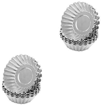 IMIKEYA 40pièces Moules à Antiadhésifs Métal Pour Gâteaux Biscuits Et Soufflés