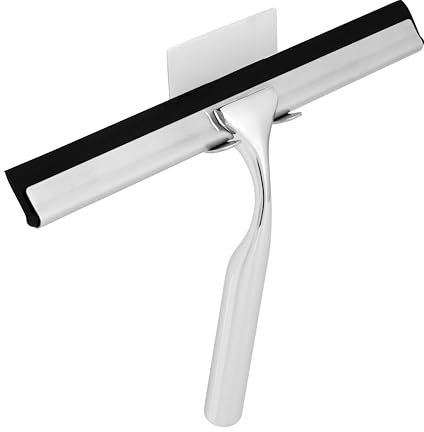 Spazzola lavavetri per doccia kowald tergivetri in acciaio inossidabile - larghezza 25 cm - con gancio adhesivo