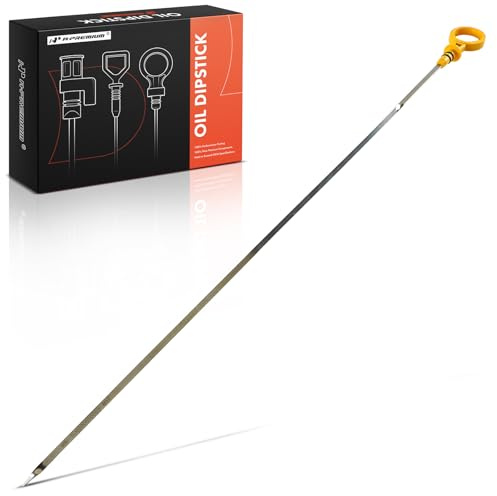 A-Premium 4.3L 6 Cyl 34.8 Inch Engine Oil Dipstick Compatible with Chevrolet Silverado 1500 & GMC Sierra 1500, 2007-2013, Engine Oil Measuring Rod Dip Stick