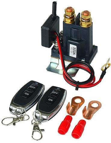 Contencinty Fernbedienungsschlüssel 12V 500A für Auto-Wohnmobil-Batterietrennschalter mit 2 Schlüsseln