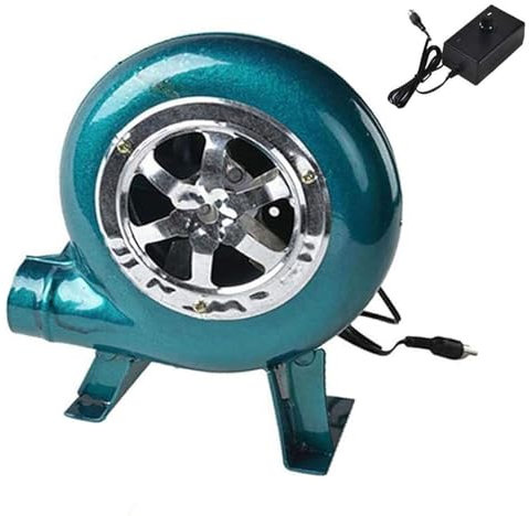 JOUFNING 220 V centrifugalgrillar luftfläkt, elektrisk smed smide blåsare, blåspumpfläkt med guvernor, träkol skorsten startfläkt, kolsmide matlagning luftfläkt (40 W)