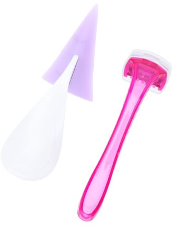 Veemoon Tagliacapelli e Tagliabordi Donna Set Da Rasoio Depilazione Parti Private Lame Affilate Protezione Pelle Leggero Portatile Per Viaggi Cura Personale Femminile