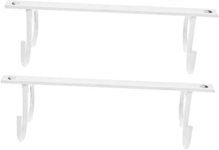 QUMIIRITY 2 Pièces Porte Tasse Suspendu Lot de Crochets Sous Cabinet pour Cuisine Organisateur de Mugs Élégant et Pratique Rangement de Tasses à Café Compatible avec Divers de Vie