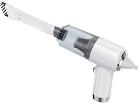 SHOOYIO Aspirateur sans fil polyvalent pour voiture et maison - Facile à utiliser - Avec batterie longue durée de vie et diverses buses - Accessoires polyvalents faciles à utiliser