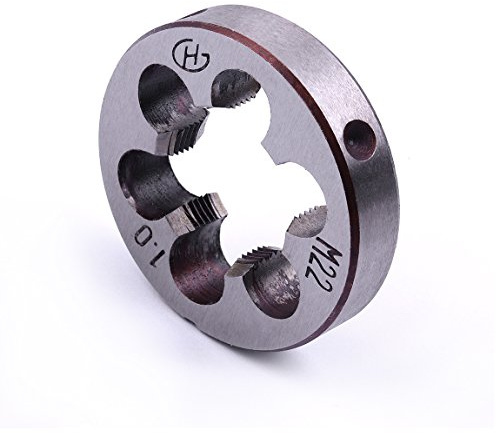 ATOPLEE 1 Stück M22 X 1mm Metrisches Rechtsgewinde-Schneideisen