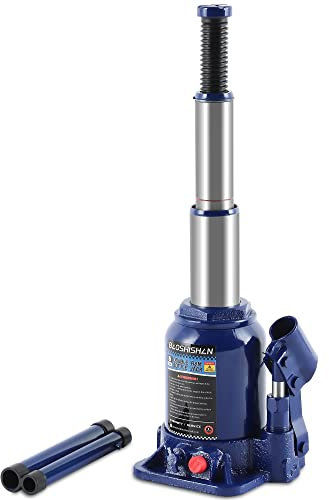 BAOSHISHAN Double Ram Bottle Jack Hydraulic Portable Lifting Jack 16cm - 40cm (6 Ton)