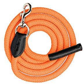 indira Führ-Strick pro PP-Strick-Leder Karabiner (2 m, Orange 01)