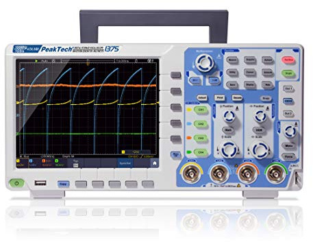PeakTech 1370 - Oszilloskop Speicheroszilloskop 100MHz 4 Kanal USB LAN