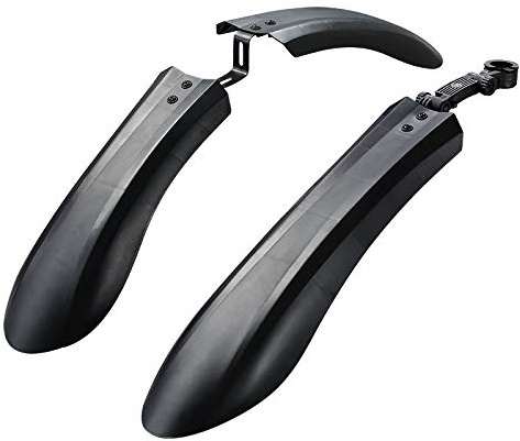 YFCTLM Fahrradschutzblech 4.0 Wide Fat Bike Fender Zubehör Fatbike Vorne Hinten Kotflügel 26-29inch Fahrrad Flügel Widen for Schnee-Fahrrad Fenders
