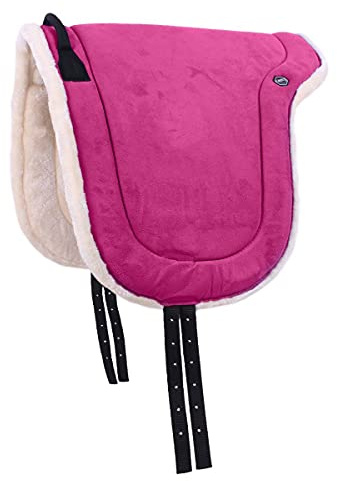 ARBO-INOX Bareback Sattelunterlage Sattelpad Schaumstoffpolsterung (Full, Fuchsia)