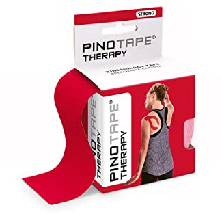 PINOTAPE Therapy Kinesiologie Tape 5 cm x 5 m Rot 4er Pack