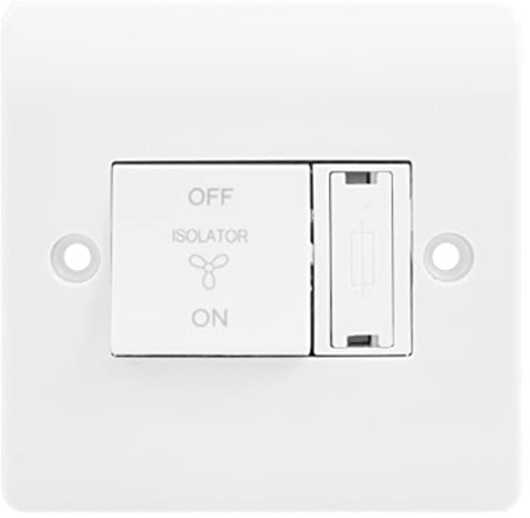 Click CMA3020 Mode 10A 3 Pole Extractor Fan Isolator Switch with 3A Fuse