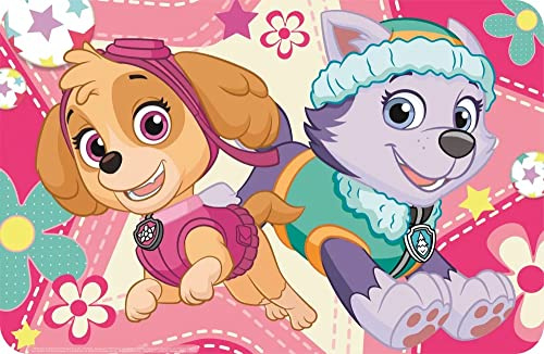 Paw Patrol : La Pat' Patrouille Skye Everest 'Going Places' Pack 2 Pièces Set de Table Individuel pour Enfants (Un ou Deux Designs différents envoyés) (Les Couleurs Peuvent Varier)