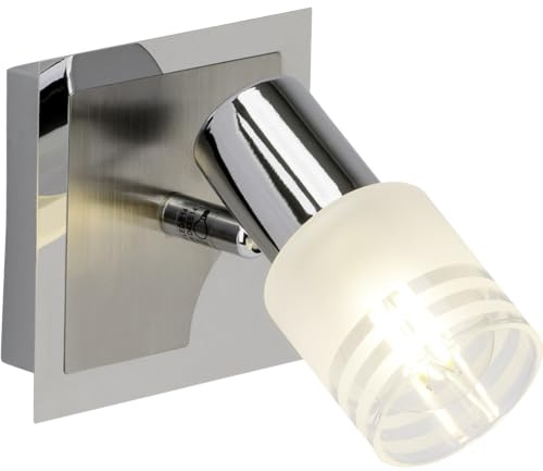 Lightbox Basic Wandspot - 15 x 11 x 15 cm - funktionale Wandstrahler mit | Wandspot, schwenkbar, 15 x 11 x 15 cm, E14, 400 lm, 2700 K, inkl. LED