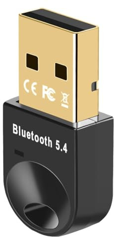 Correa Adaptador Bluetooth Inalámbrico para PC USB Dongle Receptor Bluetooth 5.4 para Altavoz, Ratón, Teclado Dispositivos