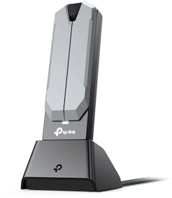 TP-Link Archer TBE400UH WiFi 7 Tri-band BE6500Mbps Chiavetta WiFi per PC Fisso, WiFi USB, Antenne ad Alto Guadagno, MLO, MU-MIMO, OFDMA, USB 3.0, Beamforming, Compatibile con Windows 11/10, WPA3