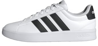 adidas Men's Grand Court 3.0, White/Black, 10.5