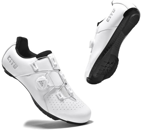 PENXZT Fahrradschuhe Herren Mountainbike Schuhe Damen MTB Radsportschuhe kompatibel mit SPD 2 Schrauben mit Cleats Outdoor-Radschuhe Fahrrad Spin Schuhe