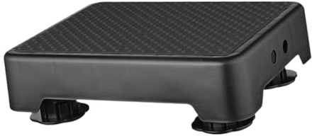 MagiDeal Marchepied réglable, support debout, repose-pieds, capacité de 200 kg, plateforme d'assistance d'escalier portable, petite marche pour, Noir