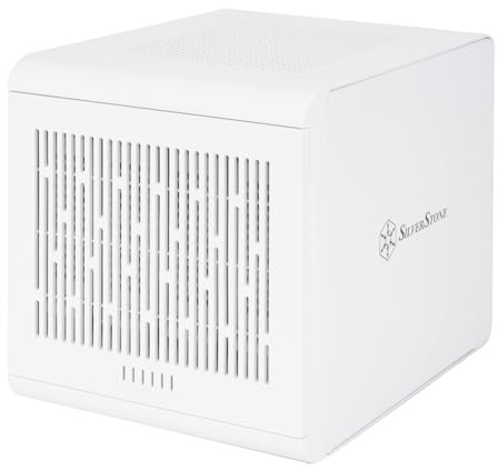 Silverstone TS434U – Extern 4-bay-10 Gbps SATA hårddiskhölje för hotswap, SST-TS434UW-10G (vit)