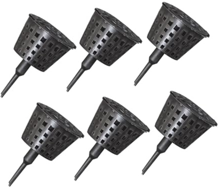 IWOWHERO 100 piezas Caja Pequeña de Plástico para Fertilizante con Tapa Unidades Contenedor Portátil para Abono Bonsáis y Plantas Pequeñas Herramienta de Jardinería Resistente y Práctica