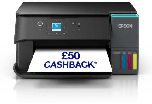 Epson EcoTank ET-2955 A4 Multifunction Wi-Fi Ink Tank Printer, With Up To 3 Years Of Ink Included, Black