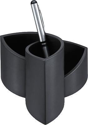 arlac® Stifteköcher confon-butler/223.01 Ø 10 x 10 cm schwarz