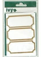 90 x Gold JAM JAR PRESERVES Chutney Home Made JAM Labels SELF Adhesive 34 x 75mm