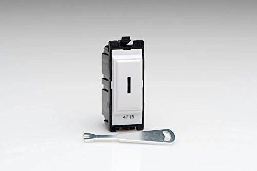 Varilight 20 Amp 1 Way Double Pole Key Switch Module