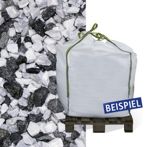 Hamann Mercatus GmbH Marmorsplitt ICY Mix 8-–16mm 600 kg Big Bag - Marmorkies Zierkies für dekorativen Gartengestaltung