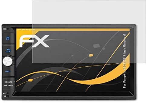 atFoliX Panzerfolie kompatibel mit Pumpkin AE0273B 7 Inch Universal Schutzfolie, entspiegelnde und stoßdämpfende FX Folie (2X)