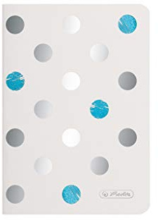 Herlitz 50028030 Notizheft, A6, 16 Blatt liniert, Motiv: Frozen Glam, 1 Stück Frozen Glam FSC Mix