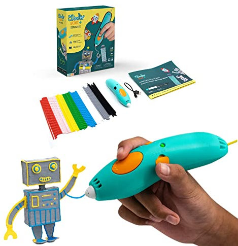 3Doodler Start+ Essentials: 3D Zeichenstift für Kinder, STEM-Lernspielzeug, ab 6 Jahren